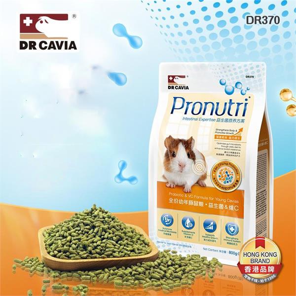 Dr.Cavia Pronutri Thức ăn công thức Probiotic & Vitamin C Bọ con 800gr - DR370